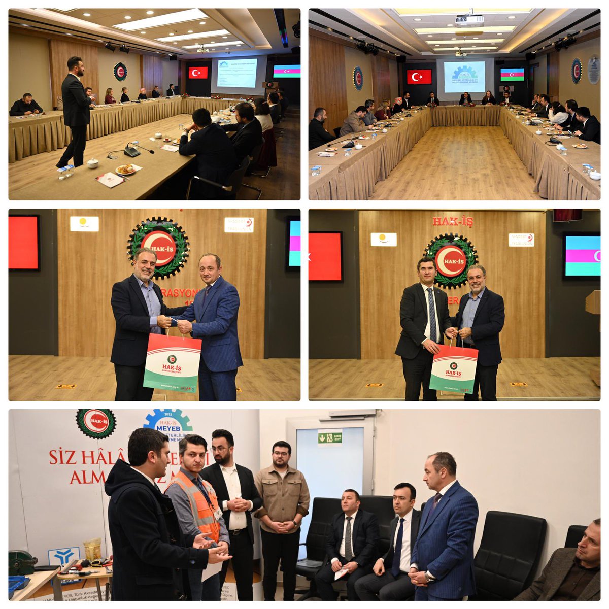 Çukutli, Azerbaycan Heyeti İle Bir Araya Geldi

Genel Başkan Yardımcımız Halil Çukutli, 22 Ocak 2025 tarihinde HAK-İŞ Mesleki Yeterlilik ve Belgelendirme Merkezimizin (MEYEB) faaliyetleri hakkında bilgi almak üzere Konfederasyonumuzu ziyaret eden Azerbaycan Heyeti ile bir araya