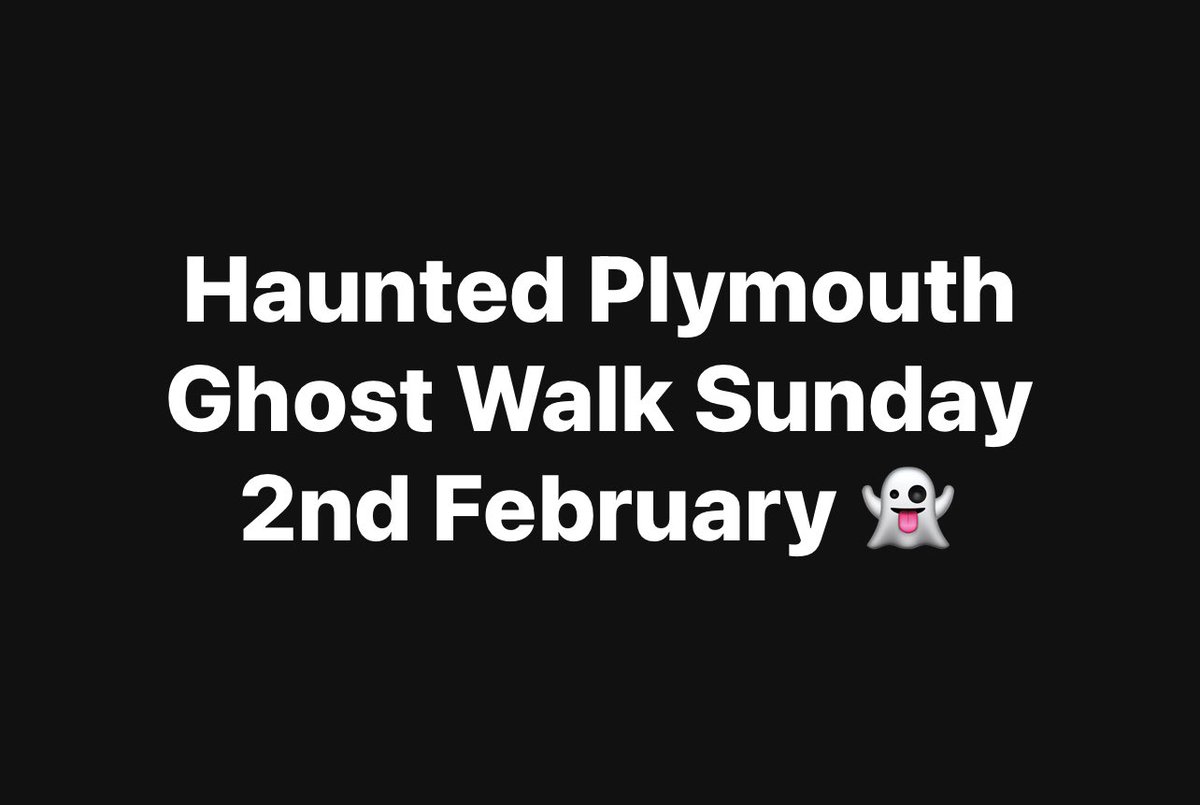 Haunted Plymouth tweet media