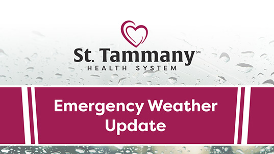 As winter weather continues to impact our community, St. Tammany Health System has announced the following operating hours for Wednesday, Jan. 22, 2025:
sttammany.health/News/STHSclosu…