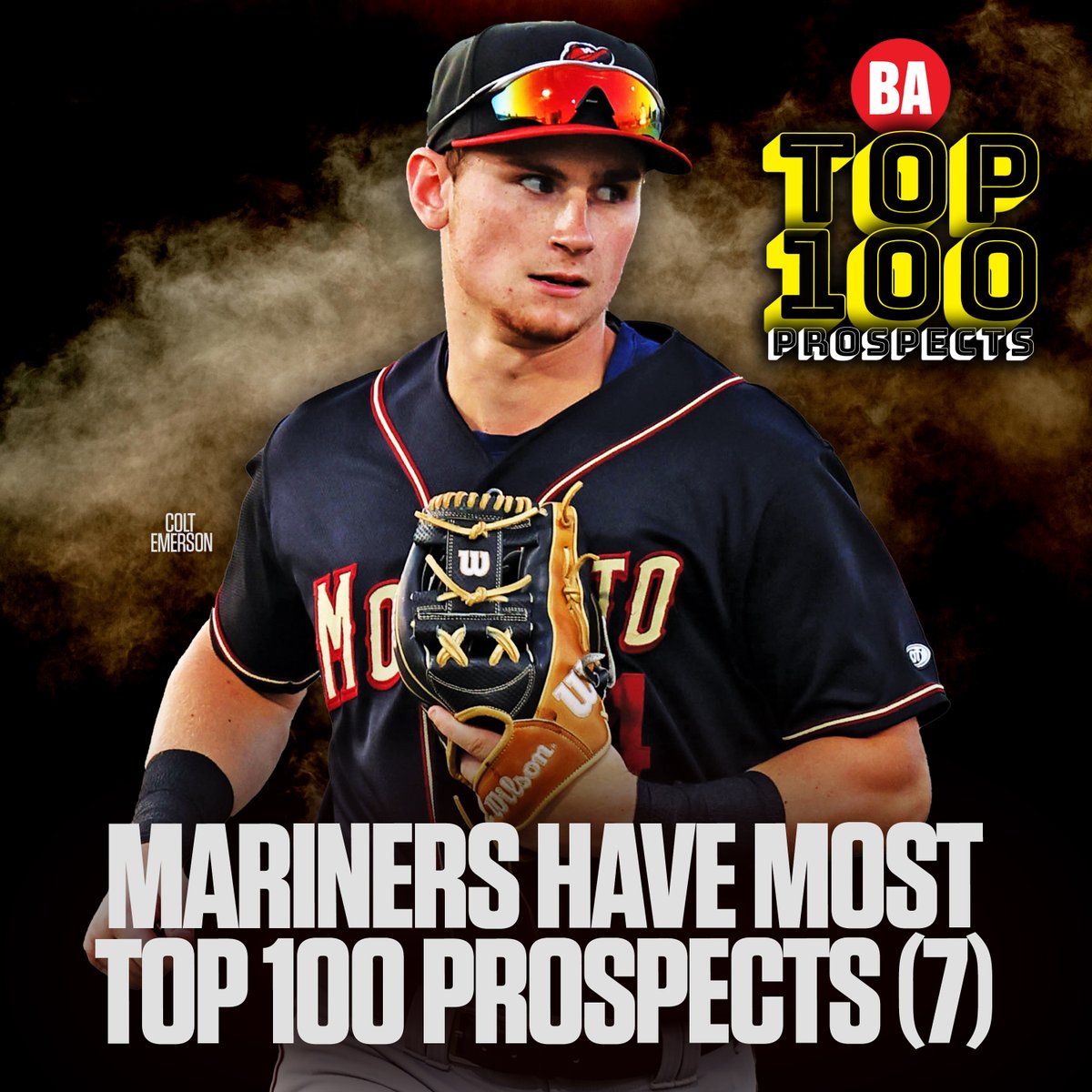 From Colt Emerson to Lazaro Montes ...

The <a href="/Mariners/">Seattle Mariners</a> lead all teams with SEVEN Top 100 prospects 

baseballamerica.com/stories/2025-b…