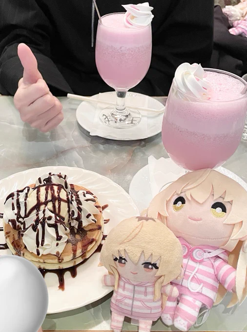 コトブキヤに行ってむぎぬいお迎えしてきたよ〜ほよほよ赤ちゃん確保休憩したカフェも素敵でした#いえながむぎ茶会 