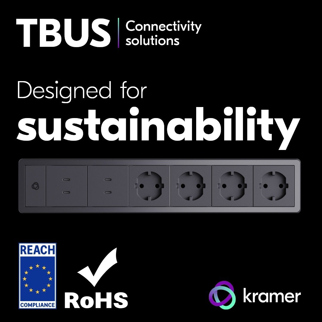 ♻️Connect with confidence and care for the planet. Smart packaging, recyclable components, and a minimized carbon footprint make #Kramer's TBUS the smart choice for eco-conscious businesses. ♻️ hubs.ly/Q030LL600 

#KramerAV #proAV #AVsolutions #audiovisual #KramerTBUS
