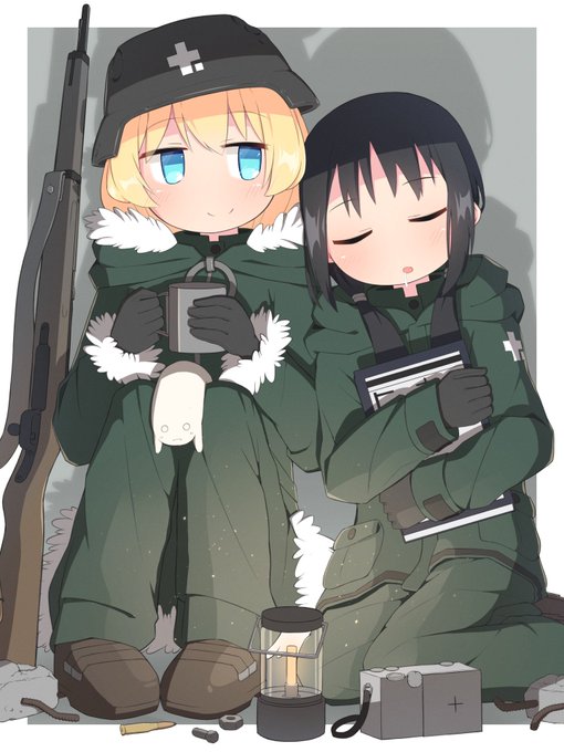 終末旅行がはじまるぞ!#最近フォローした人は知らない過去絵を晒す 