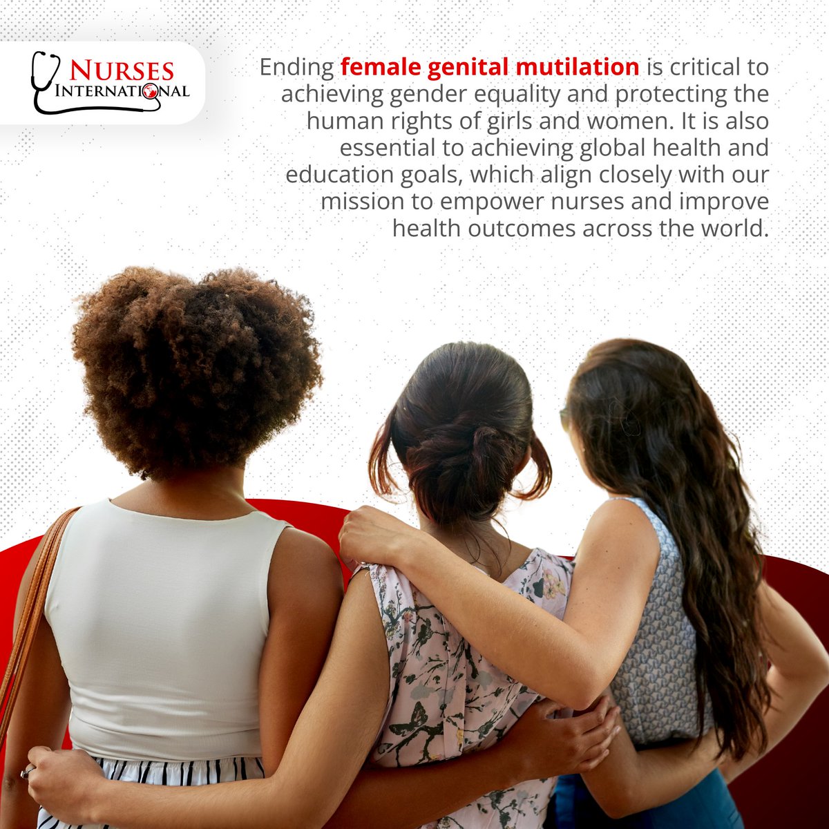 NursesInt's tweet photo. Today is the International Day of Zero Tolerance for FGM.

Over 200 million girls and women have undergone genital mutilation (UN, 2025). At NI, we believe education can end this harmful practice. Let’s raise awareness and advocate for change. https://t.co/AX0Ji9LcL0