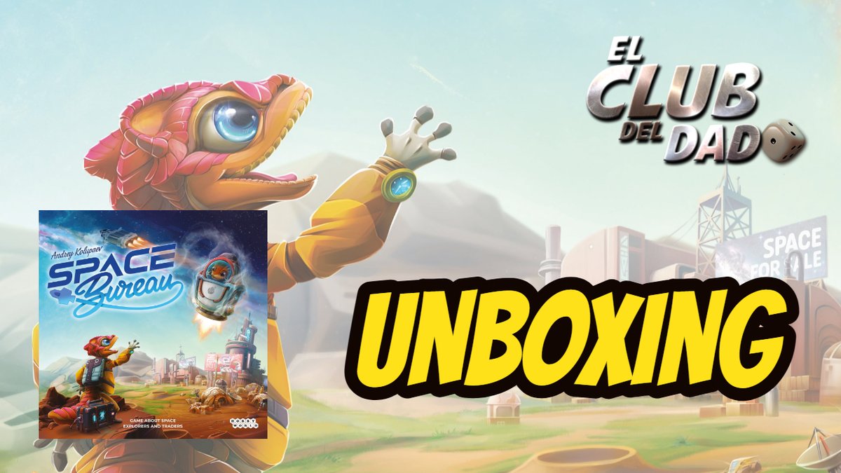 Hoy abrimos Space Bureau, un juego de mesa de <a href="/HobbyWorldInt/">Hobby World</a> en donde recorreremos el espacio abriendo nuevas oficinas youtube.com/watch?v=9-GJtB…