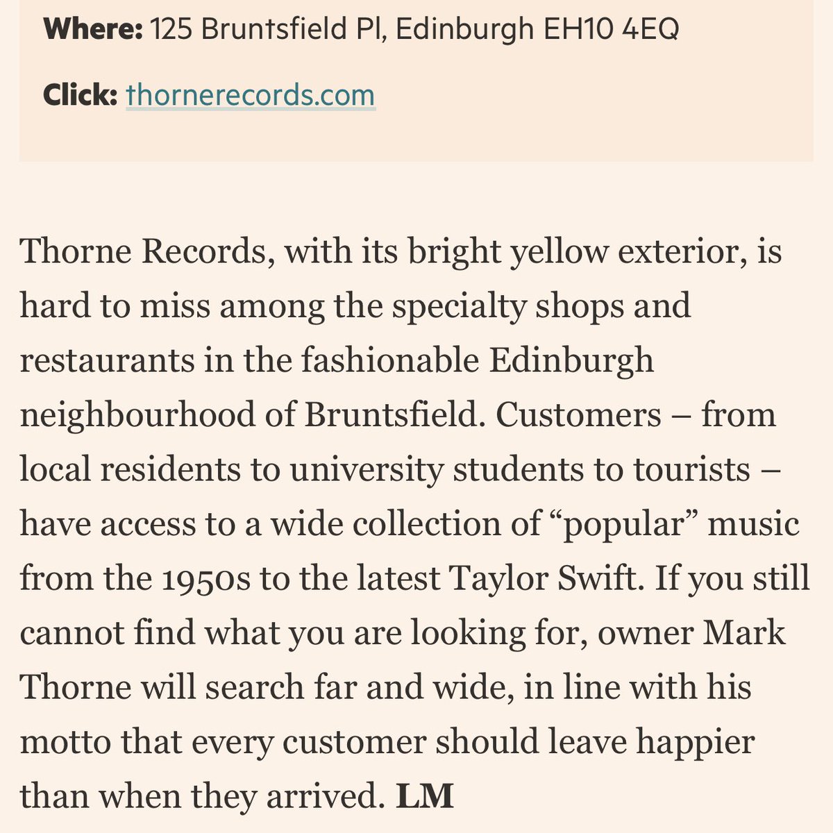 Thorne Records tweet media