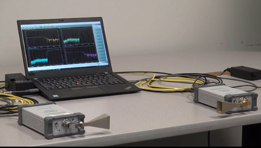 Anritsu's tweet photo. Watch this video to learn how #Anritsu's ShockLine ME7868A #VNA system enables 2-port vector network analysis using two synchronized #ShockLine MS46131A 1-port VNAs: https://t.co/YcBSB566ML https://t.co/R5w4EStpma