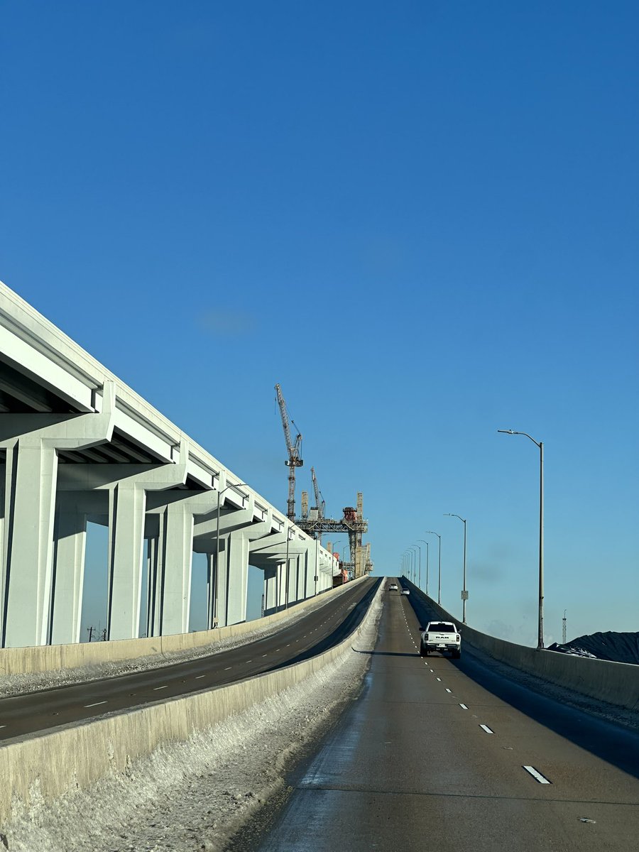 Pct8Constable's tweet photo. Precinct 8 Deputies are continuing to monitor bridges and roadways this morning. The Fred Hartman Bridge and the Ship Channel Toll Bridge are open. The snow is melting but icy patches remain. Please continue to exercise caution if traveling on roadways. https://t.co/4YtcFSA9qC