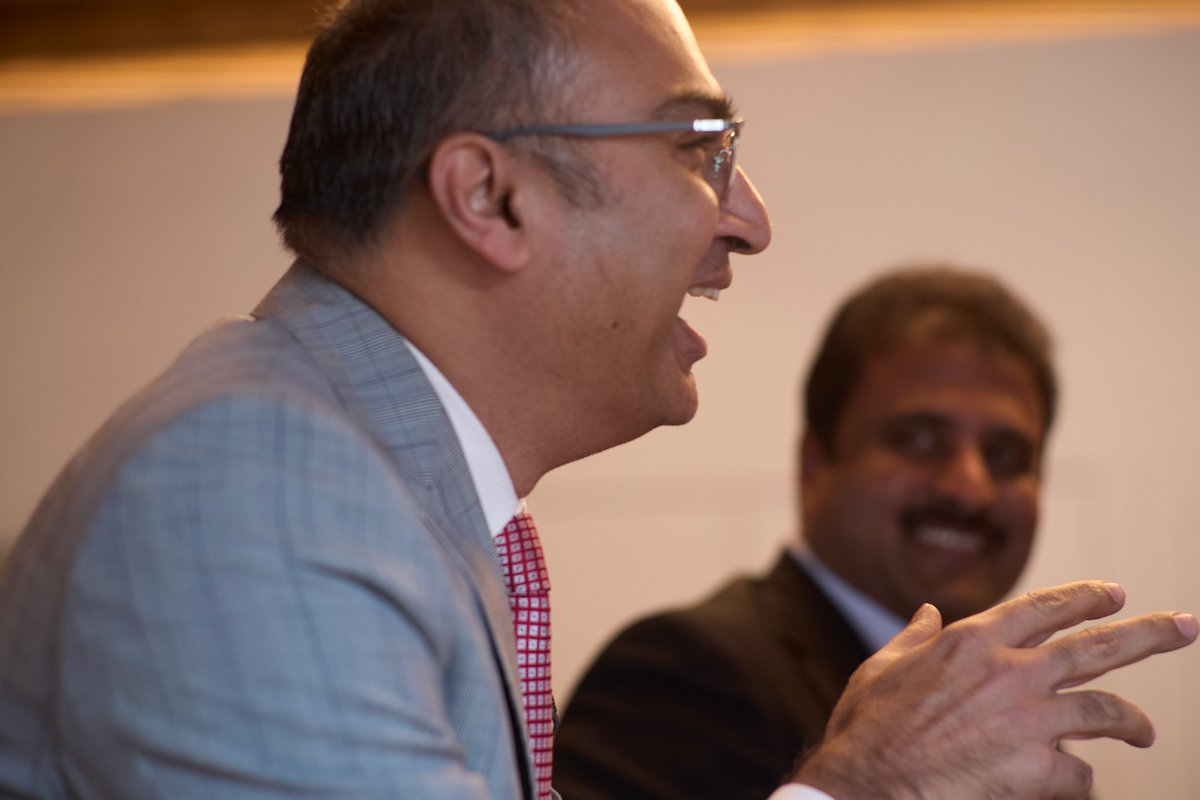 Cognizant's tweet photo. What has been the conversational shift from GenAI to agentic AI at #WEF25? And what does it mean for businesses?
 
Check out these behind-the-scenes moments from @CNBCTV18News's interview with Jatin Dalal and Surya Gummadi where they discussed…
 
…how the evolution of AI since last year requires leaders to think about AI adoption in a new way,

 …how to not let spend get in the way of AI’s transformational benefits,
 
…and how they themselves get value from AI in their day-to-day to support their work.
 
Look out for the full interview coming soon!