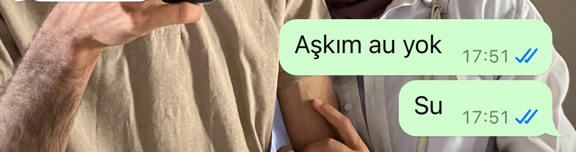 Aslında au da yok ama onu da sonra alsın artık