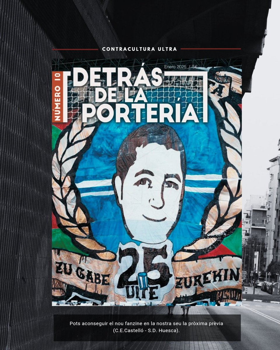 Els companys de <a href="/DetrasPorteria/">DETRÁS DE LA PORTERÍA</a> han tret el N°10.

Coneix la complexitat del moviment en cada ciutat mitjançant aquest fanzine.

Tinta i paper contra el racisme, el futbol negoci i la repressió.