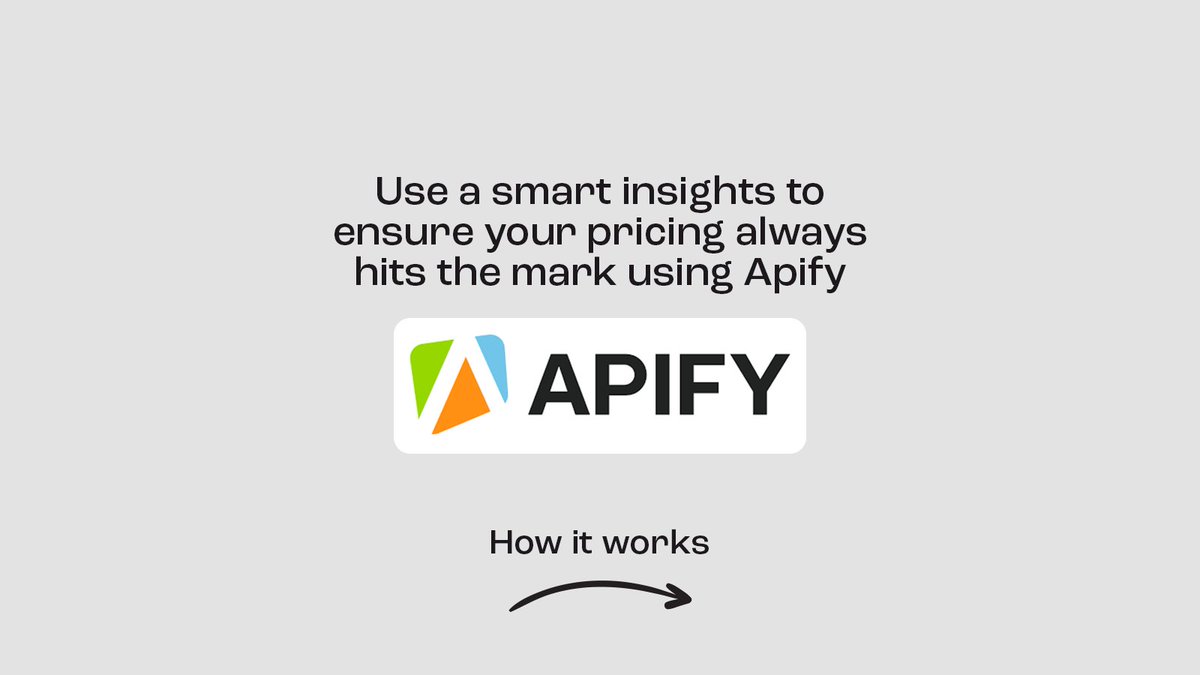 MsquareAutomate's tweet image. 💡 Stand Out with Competitive Pricing! 💼

Use #Apify to stay ahead:
1️⃣ Track #competitor pricing effortlessly.
2️⃣ Strategize for the best value.
3️⃣ Dynamically adjust to stay competitive.
Simple #GrowthHacks for business. 🚀
What’s your pricing strategy? 💬
#BusinessGrowth