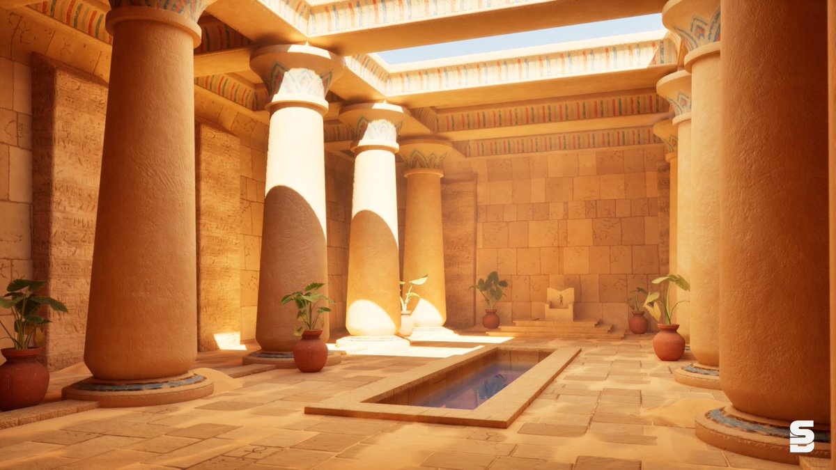 SimonBlp_'s tweet image. Hey! I’m back with a Substance Designer project made at @CGAcademy_be

The goal of this exercice was to make an environment of ancient Egypt in UE5 putting all the attention on materials thanks to Substance Designer.

artstation.com/artwork/3EemyB

#3Dartist #UE5 #SubtanceDesigner