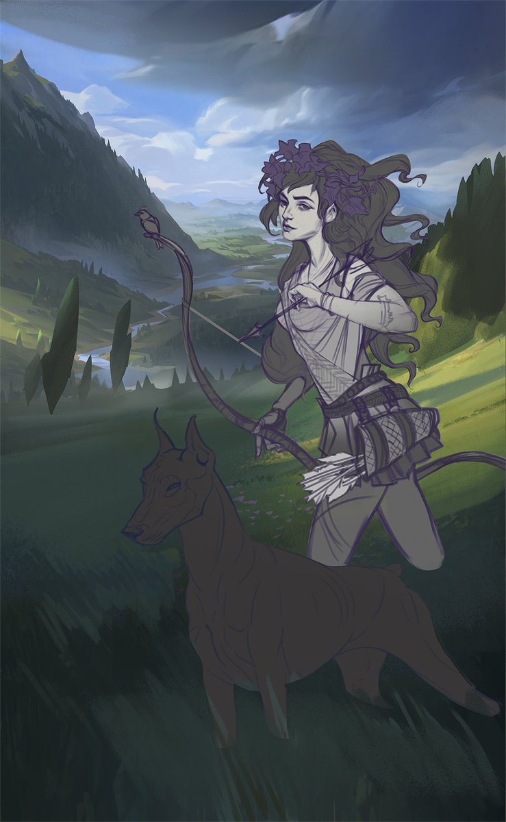 Leksotiger's tweet image. Human Artist, let's QRT with your work! 
Before and after ✨