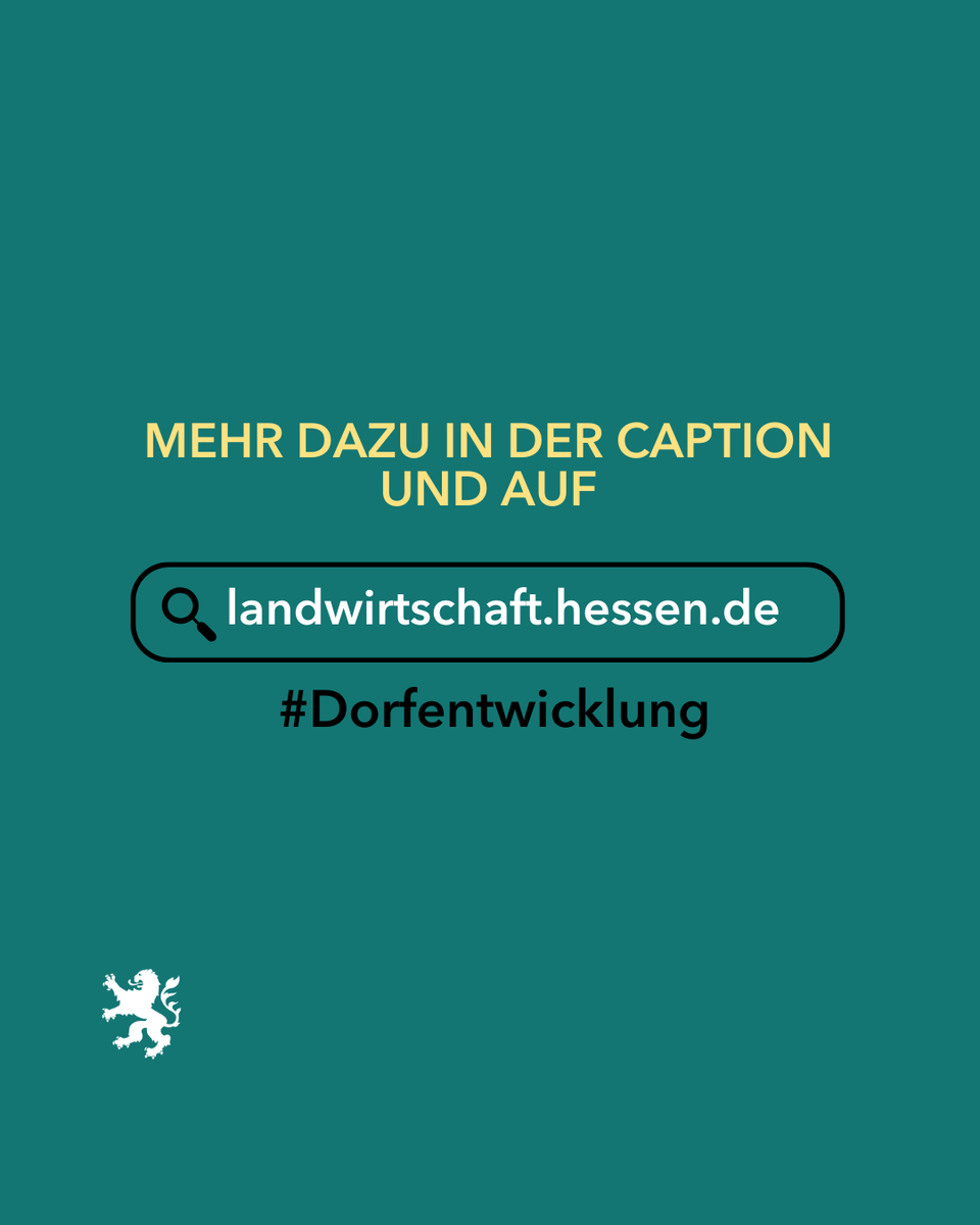 UmweltHessen's tweet photo. #Dorfentwicklungsprogramm 2026 👉Bis zu 6 Kommunen haben die Chance nächsten Sommer neu ins Förderprogramm aufgenommen zu werden 🙌Jetzt die Weichen stellen, Konzept entwickeln und im Februar 2026 als Förderschwerpunkt der hessischen Dorfentwicklung bewerben. https://t.co/xS5jbMiivo