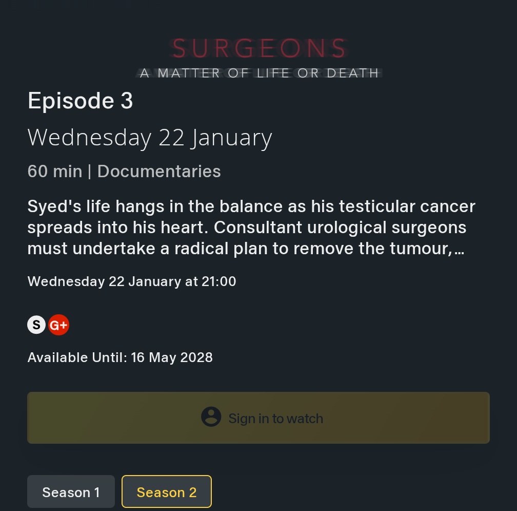 sally_ghazali's tweet photo. Looking forward to seeing the hubby @HosamSerag on @channel5_tv today at 9pm on "Surgeons: A Matter Of Life or Death". Let's see how he treats the anaesthetist 😉

PS It does mean I'll be missing #TraitorsUK  - so no spoilers please 🤣
PPS yes that's him - the man behind the mask https://t.co/gbi9YJP9Rd