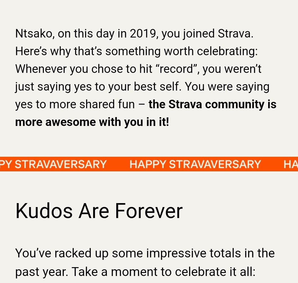 Sevhic_'s tweet photo. A happy Straversary Indeed! ๐๐๐ฅณ๐๐
A very big thanks to the running community for the love and support over the years ๐๐ฝ๐๐ฝ๐ป๐ฅ
#RunBetter #StravaIsWhereItsAt