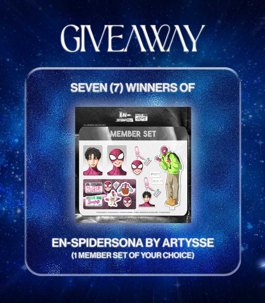 enhypenupdates's tweet photo. A chance to win one of these and all it takes is just 2 minutes of your time! 🤩

ENGENEs! Today is the last day of registration for #GalaxyAI challenge and we are still far from our 25,000 sign-ups goal. Remember, a big surprise is in on the line. 👀

Complete these 3 steps to join!

1️⃣ Sign up for #GalaxyUnpacked via https://t.co/hZQ5mssqXf
2️⃣ Drop your sign-up proof below and use the tags #GalaxyAI #GalaxyxENHYPEN #GalaxyUnpacked  
3️⃣ Tag at least five (5) friends who might also be interested to join the challenge.

🌏 Open to all ENGENEs worldwide
✅ Challenge Deadline: January 22, 2025, 11:59PM PHT
🏆 Winner Announcement: January 25, 2025

Get your last entries in NOW! ❤️‍🔥

#GalaxyAI #GalaxyxENHYPEN
#ENHYPEN @ENHYPEN
