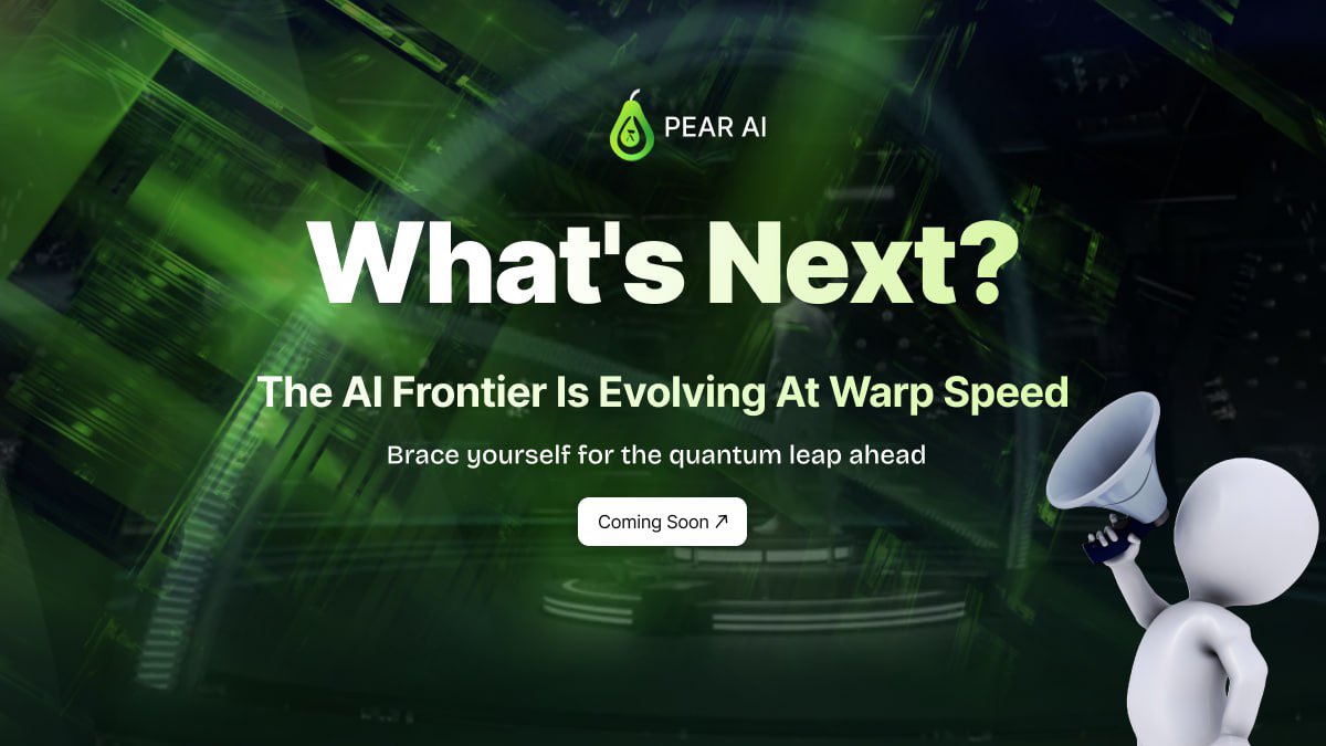 ⚡️ Pear AI: Unleashing the Next-Gen AI Evolution ⚡️

We’ve already deployed Code Craft, pushing the limits of code generation, automation, and smart task execution. 
But we were just scratching the surface still.

What are we building now? 👇🏼
🔮 VISIONARY is preparing to leverage