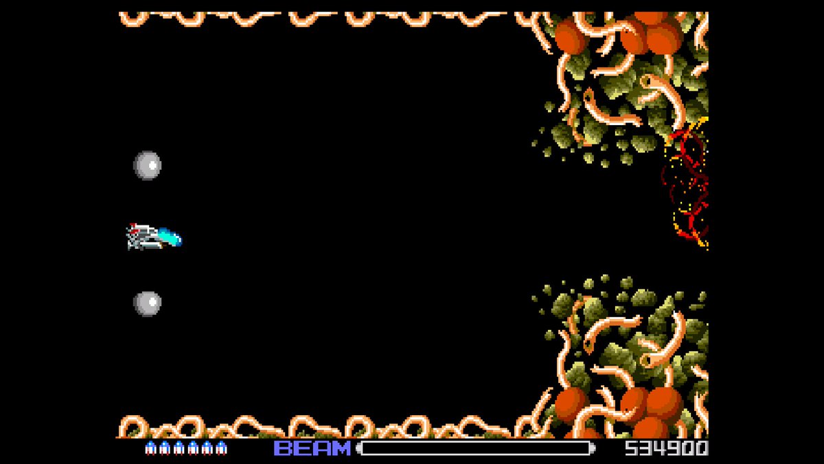 akashi_takuya_A's tweet image. 534,900 pts - Stage ALL (Easy) 
#アールタイプ #R_TYPE #COMPLETE_CD #PCE