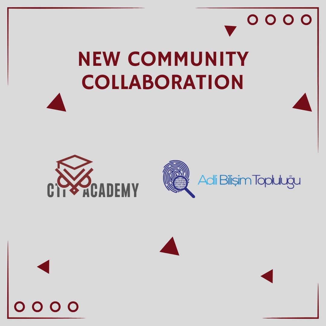🛡ADLİ BİLİŞİM TOPLULUĞU VE CTI ACADEMY’DEN GÜÇ BİRLİĞİ!
🗣Değerli üyelerimiz ve siber güvenlik meraklıları,
🦾Adli Bilişim Topluluğu olarak, sektörün önde gelen bilgi güvenliği ve siber tehdit istihbaratı kuruluşlarından biri olan CTI Academy ile bir iş birliğine imza attık.