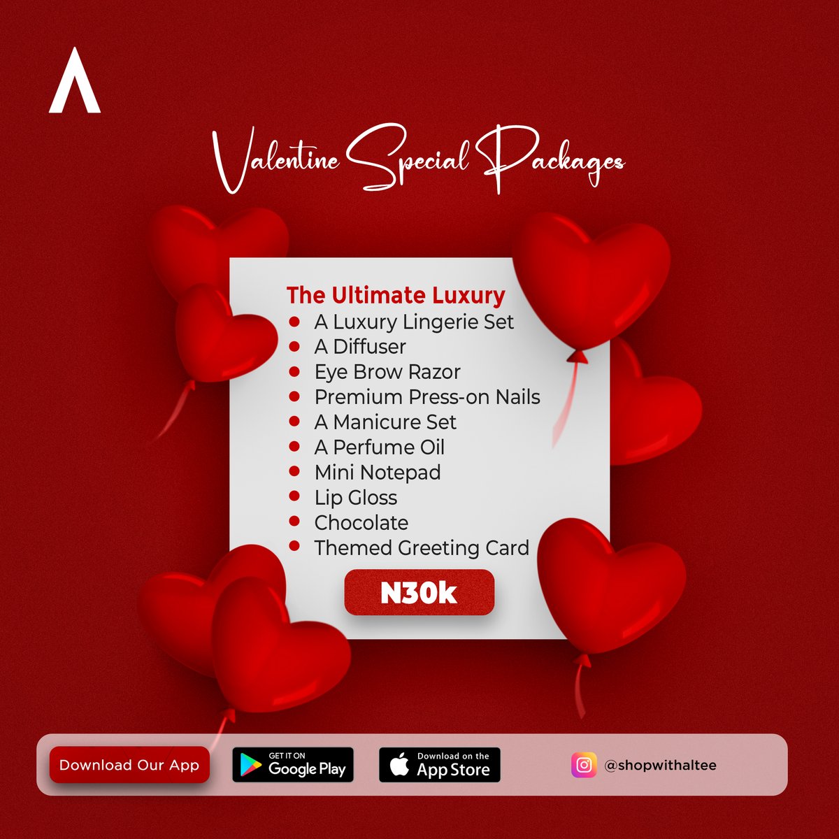 shopwithaltee's tweet photo. Valentine’s Day just got sweeter.

Each bundle is filled with thoughtful, elegant items to make this season extra special. DM us to shop.

#ValentinesDay #AlteeValentines #ShopAltee https://t.co/vDfZ7oLqRp