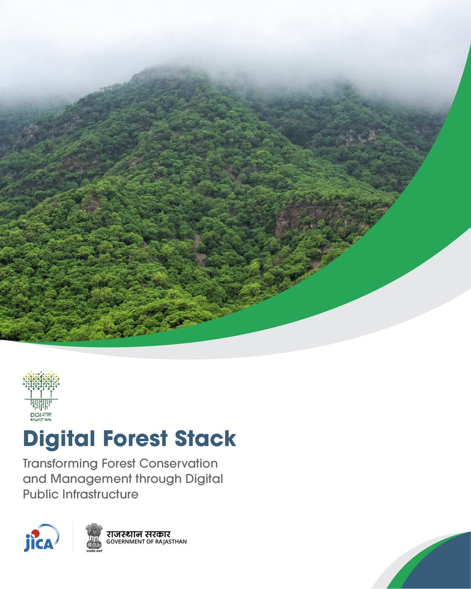 ForestRajasthan's tweet photo. The Digital Forest Stack is a visionary initiative by the Rajasthan Forest Department, developed in collaboration with JICA, to revolutionize forest conservation. ✨ https://t.co/v5XvF83DmW