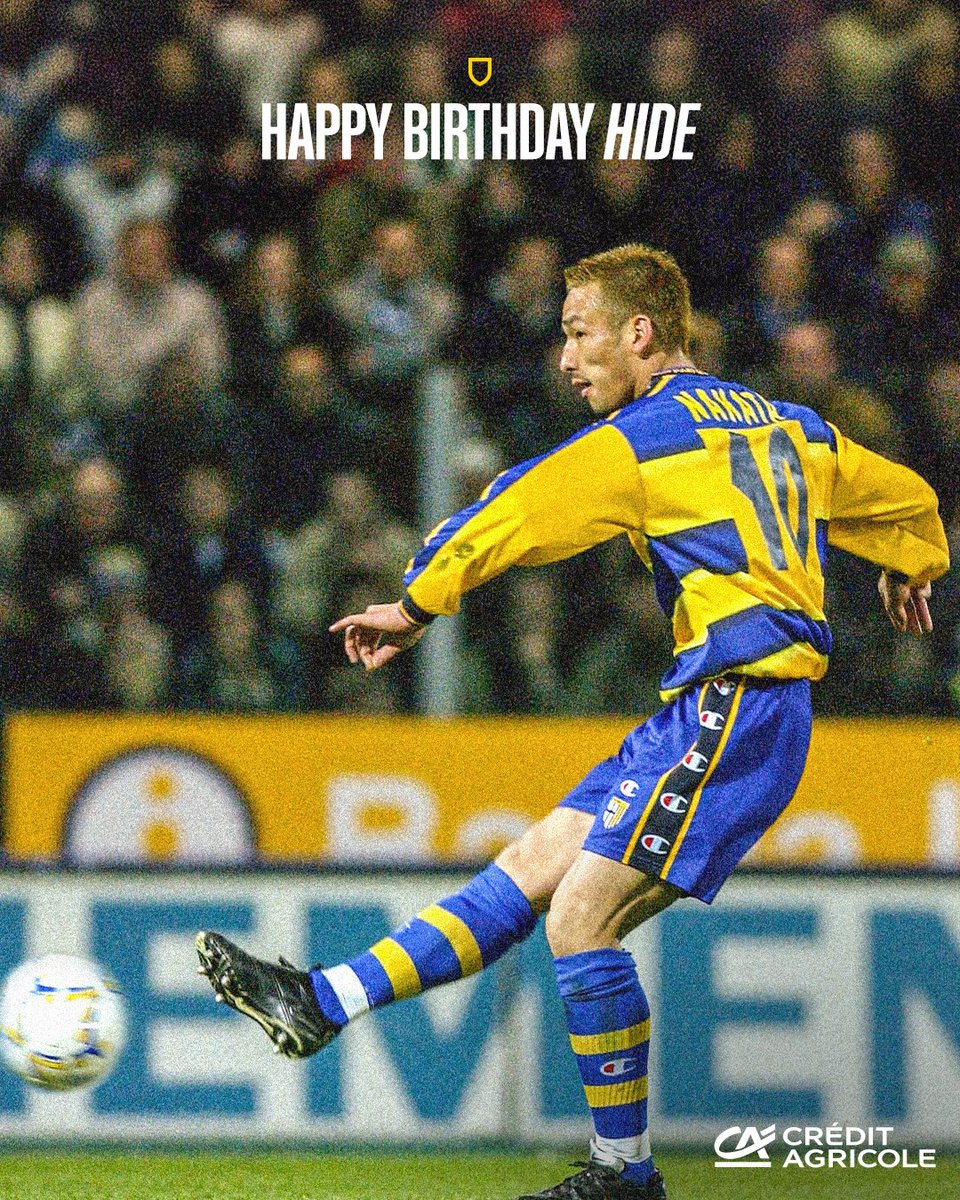 1913parmacalcio's tweet photo. Buon Compleanno Hidetoshi! 🎂🇯🇵

#ParmaTimeMachine https://t.co/6YQEvrB8hf