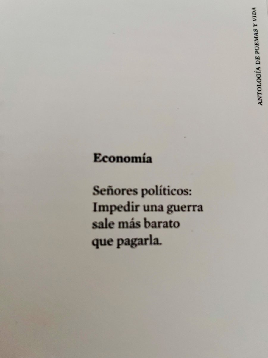 Ana Santamaría (@ana1313master) on Twitter photo Cuestiones prácticas de economía y de la vida.
No estropear para no tener que arreglar las cosas.
Parece simple.
#GloriaFuertes
<a href="/BlackieBooks/">Blackie Books</a> Cuestiones prácticas de economía y de la vida.
No estropear para no tener que arreglar las cosas.
Parece simple.
#GloriaFuertes
<a href="/BlackieBooks/">Blackie Books</a>