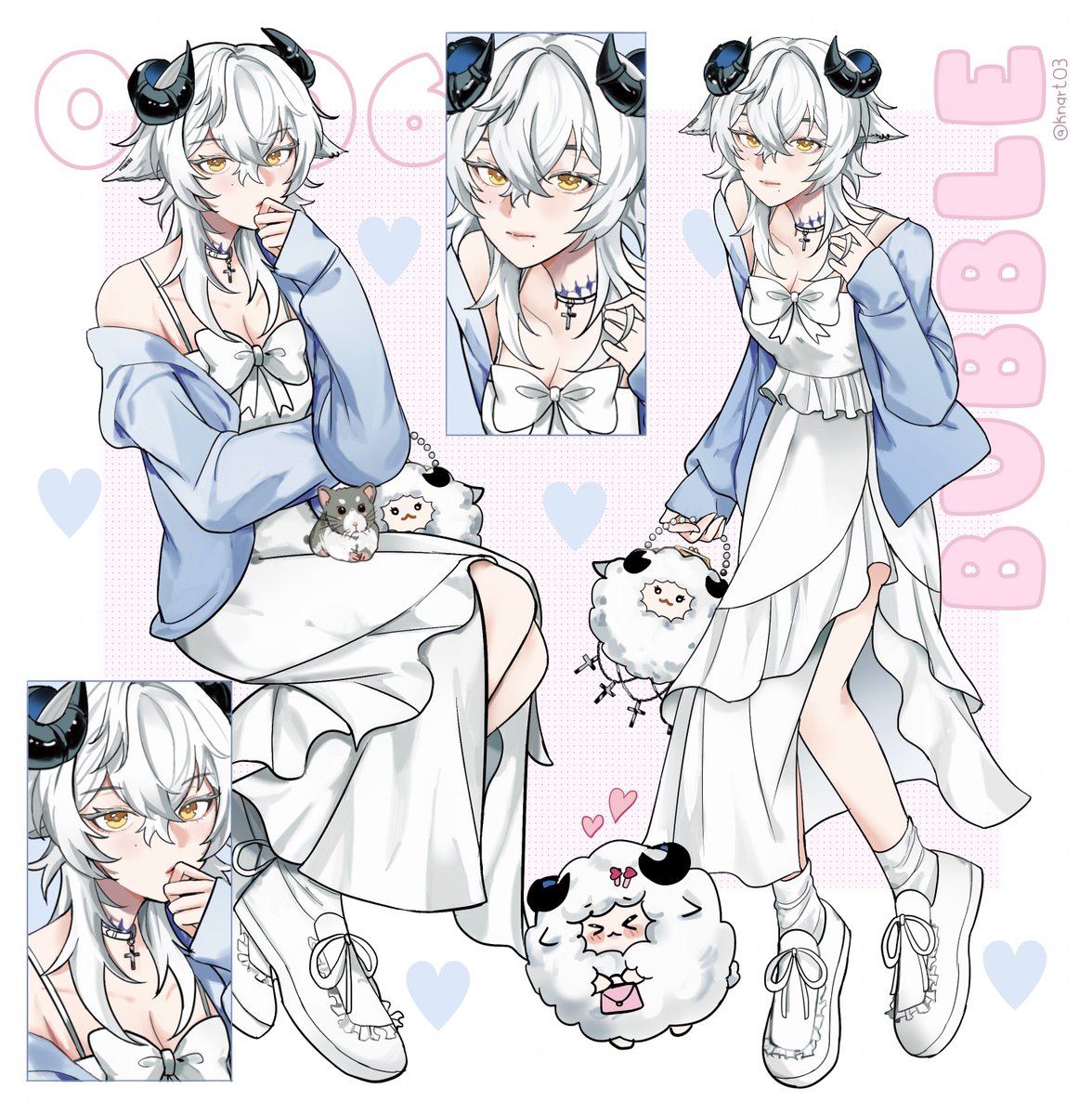 KNart03's tweet photo. ~ 🐏🐑🐹🤍🫧🎀

 #BaabelArt
/น้องบับเบิ้ล ✨ https://t.co/tyMux0Xyi6