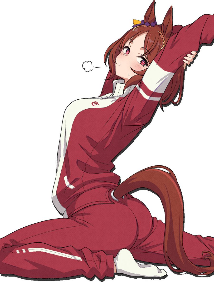 柔軟です🌸
#ウマ娘　#サクラローレル