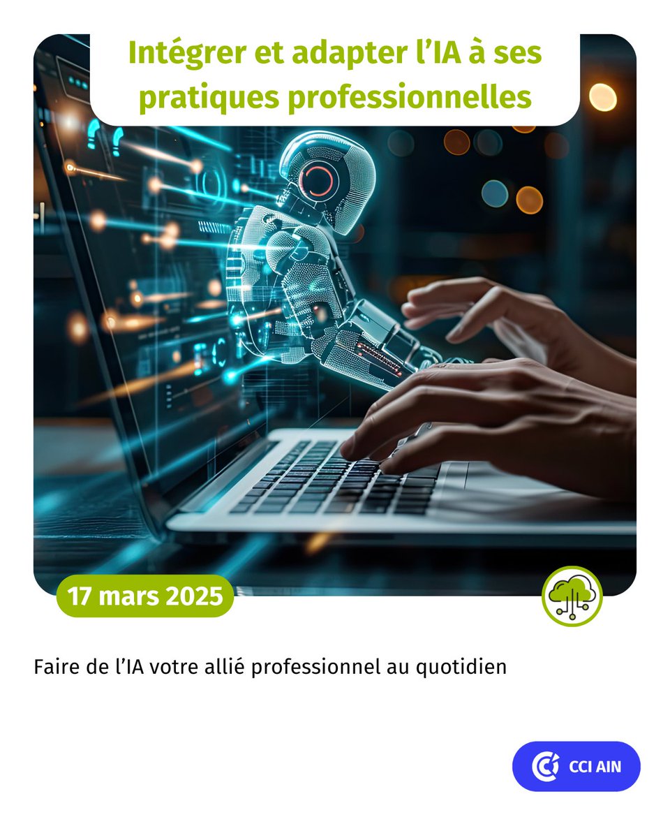 CCI_Ain's tweet photo. 🎓Maîtrisez ces outils incontournables pour rester compétitif !
💻 Référencement naturel SEO

📱 Réseaux sociaux

🤖 Intelligence Artificielle

👉 Consultez les programmes détaillés : https://t.co/NuQugoRacR

 #SEO #reseauxsociaux #IA #CCIFORMATION #ain #formation https://t.co/cIKo6nqTaW