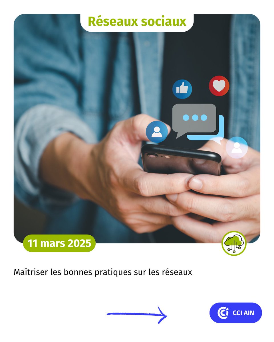 CCI_Ain's tweet photo. 🎓Maîtrisez ces outils incontournables pour rester compétitif !
💻 Référencement naturel SEO

📱 Réseaux sociaux

🤖 Intelligence Artificielle

👉 Consultez les programmes détaillés : https://t.co/NuQugoRacR

 #SEO #reseauxsociaux #IA #CCIFORMATION #ain #formation https://t.co/cIKo6nqTaW