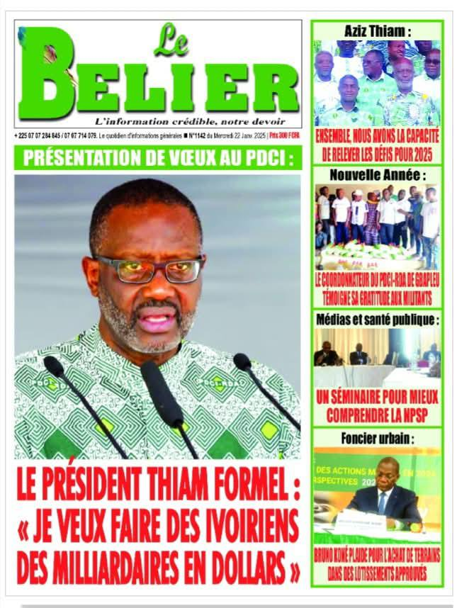 Monafrique8's tweet image. La presse ivoirienne démonte les promesses irréalistes du nouveau président du #PDCI, un homme coupé de la réalité du pays après 22 ans d'absence !🤣🤣

#CIV225  #Ado  #RHDP