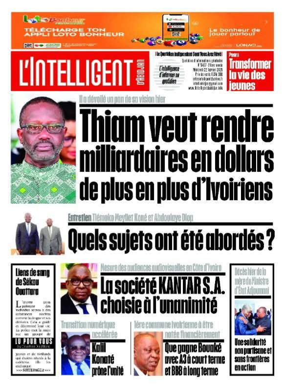 Monafrique8's tweet image. La presse ivoirienne démonte les promesses irréalistes du nouveau président du #PDCI, un homme coupé de la réalité du pays après 22 ans d'absence !🤣🤣

#CIV225  #Ado  #RHDP