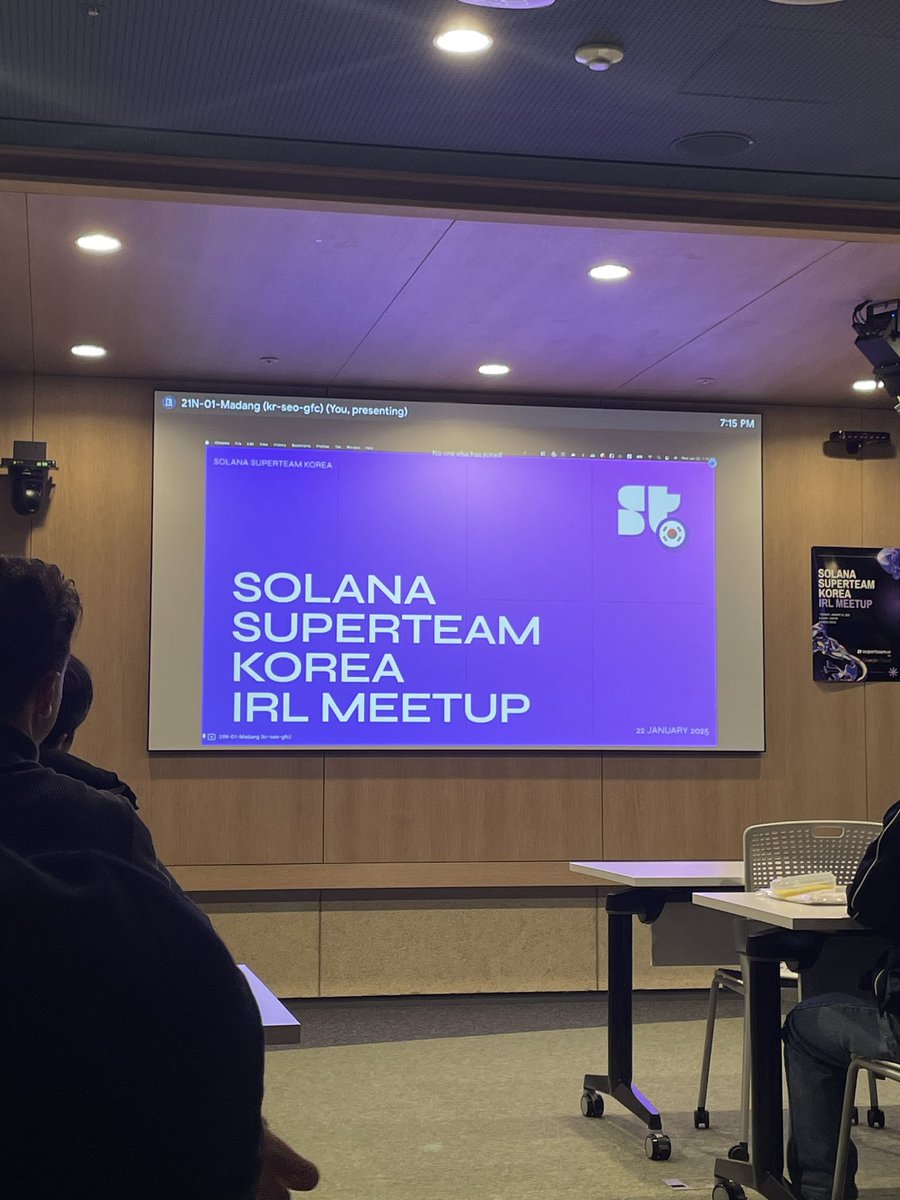 First IRL Korea Meetup <a href="/SuperteamKorea/">Superteam Korea</a> 

#Superteam #SuperteamKR