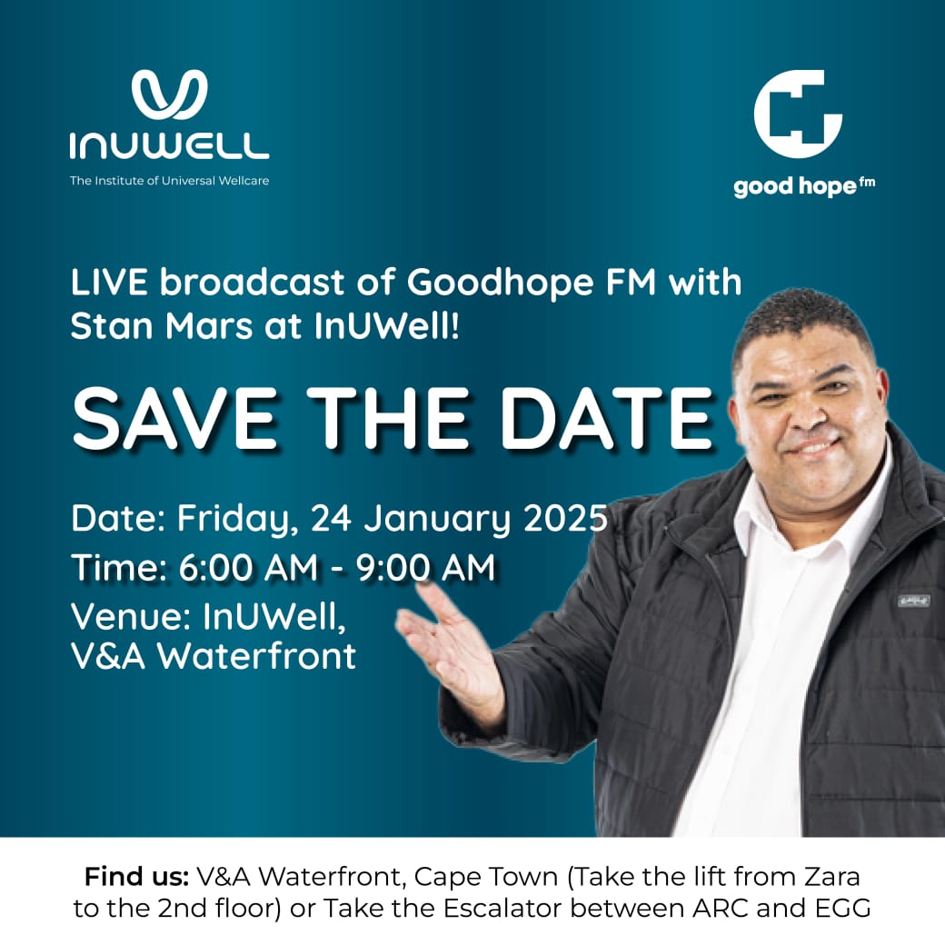 GoodHopeFM's tweet photo. 🚨 BIG news this Friday at #InUWell 🚨
@GHFMBreakfast & @bigstanmars are LIVE at InUWell on Friday, 24 January 2025!
Stan’s got a huge announcement about a new journey - don’t miss it! 🤔
📅 Save the Date: Friday, 24 January 2025
📍 LIVE at InUWell
#InUWell #GoodHopeFM https://t.co/k5YjStzS63