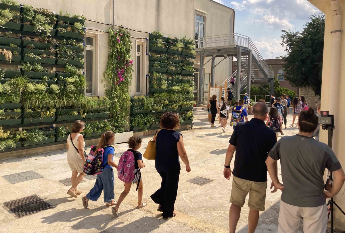 💧 #Wall2Water by <a href="/svimed/">Svimed</a>  &amp; <a href="/IRIDRA_firenze/">IRIDRA</a>  is transforming water sustainability! 

Now part of #CARDIMEDdemo4 in Ferla, Sicily, it’s leading the way in #NaturebasedSolutions to fight climate change.

Learn more 👉 cutt.ly/Ee8p3BDz