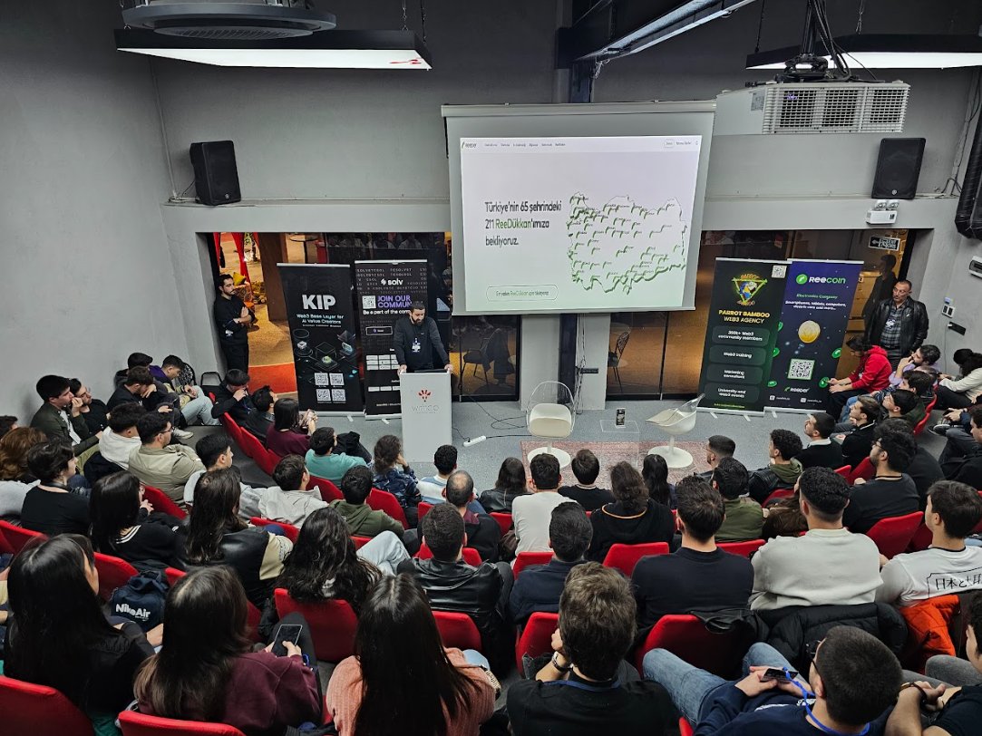 Reecoin_Global's tweet photo. 🎉 We just wrapped up an amazing offline event in İzmir!

👥 With over 150 participants, we built a strong network.

🙏 Huge thanks to all our supporters for being with us!

✨ Stay tuned, exciting news is on the way!

#web3 #Reecoin https://t.co/7UPm7JLw08