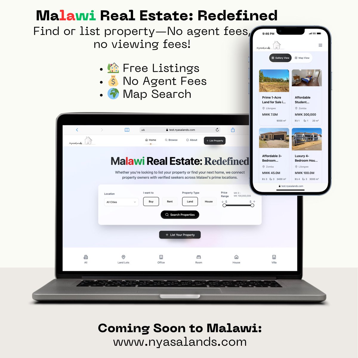 NyasaLands's tweet photo. Tired of paying to view properties? Frustrated with agents taking high commissions? NyasaLands is here for you! Buy, sell, or rent property directly without any middlemen. Coming soon to Malawi! Follow us for updates https://t.co/j97HcwdRpE