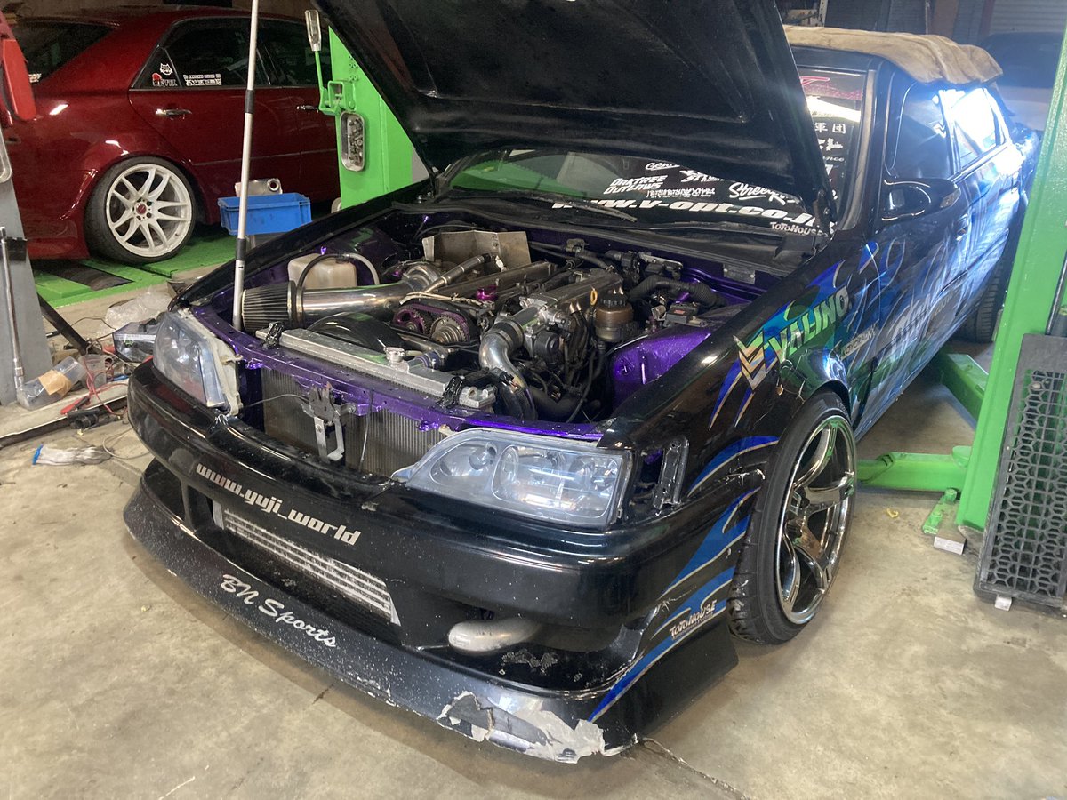 ポンコツが来た😁 #jzx100 #クレスタ