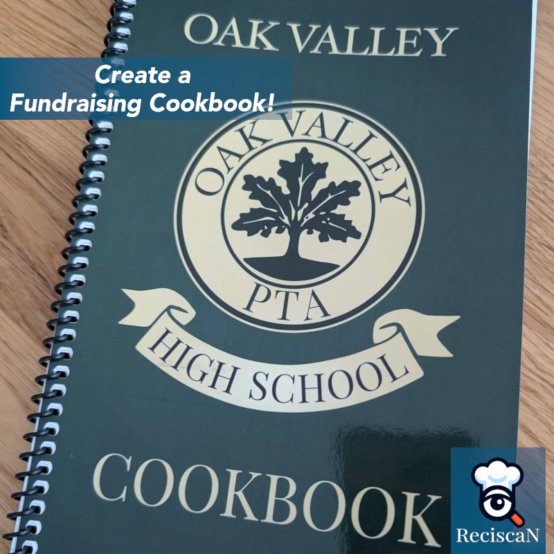 Reciscan's tweet photo. Looking for a unique and meaningful #fundraiser? Create a Custom #Cookbook filled with cherished recipes from your #community!

🎯 Perfect for:
✔️ Schools &amp; PTAs
✔️ Churches &amp; Clubs
✔️ Family Reunions
✨ Easy to get started at https://t.co/MTXyuZfoi1

#fundraising https://t.co/LobLwPx5VO