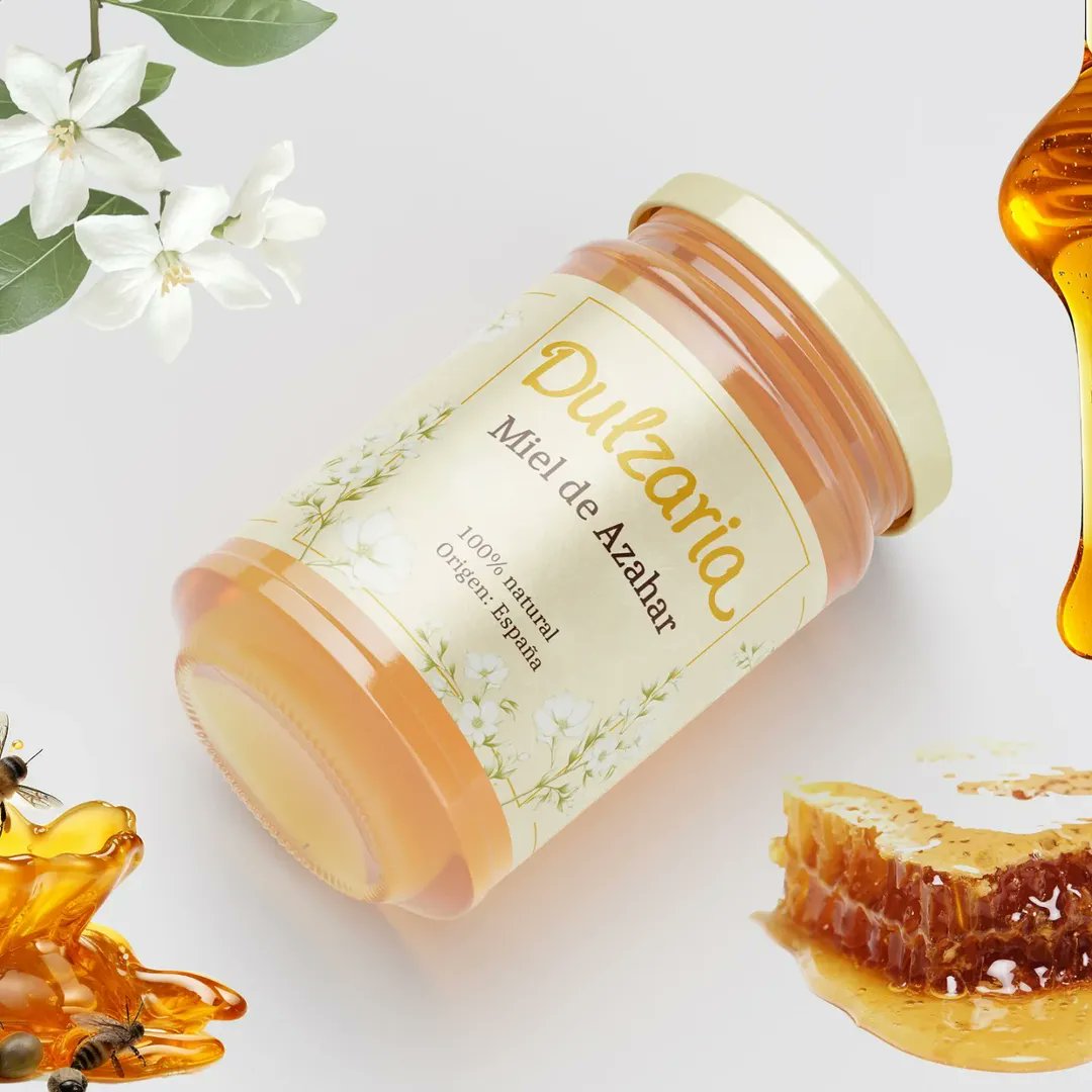 mcuencadesigns's tweet photo. Dulzaria 🍯

Diseño de packaging para la miel Dulzaria, miel de azahar 100% natural y de origen España🍯🐝

#DiseñoDePackaging #Miel #PackagingCreativo #MielNatural #DiseñoGráfico #ProductoLocal #Diseño https://t.co/VEBNOABmjz
