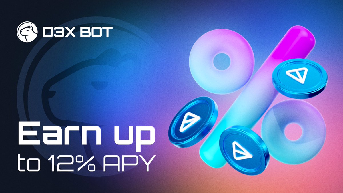 d3x_bot's tweet photo. 💰 Earn up to 12% APY with Staking on D3Xchange! 💰

Staking is now LIVE on D3Xchange, offering up to 12% APY 😮

🔹 Stake & Earn – Put your assets to work and enjoy passive income.
🔹 Flexible & Secure – A seamless staking experience with full transparency.
🔹 Maximize Your Returns – Higher rewards for committed staking periods.

Start staking today and watch your portfolio grow! 📈