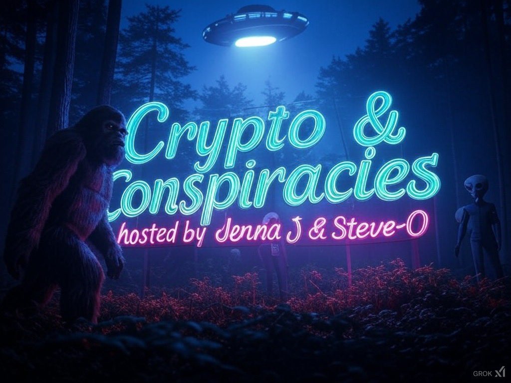 JennaJR22's tweet image. The First Show of “Crypto &amp;amp; Conspiracies” starts tonight!! Will have some special guests on… announcement to come later today!

In the meantime, please, if you could follow the shows account we would appreciate it very much!!

X - @CryptoConShow 

@DefiMIKEX @steve_0_MAGAVP