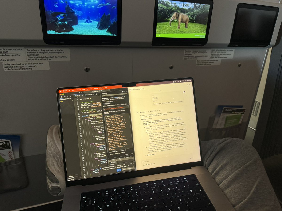 Yigit Konur (@yigitkonur) on Twitter photo time to destination: 11 hrs
distance: 6,000 miles
deepseek has launched a new reasoning model!
first deepseek implementation of market completed as expected within a few hours.
team is working around the clock, pushing boundaries between ground and sky - cc: <a href="/thinkbuddyai/">Thinkbuddy</a> 🙌🏿 time to destination: 11 hrs
distance: 6,000 miles
deepseek has launched a new reasoning model!
first deepseek implementation of market completed as expected within a few hours.
team is working around the clock, pushing boundaries between ground and sky - cc: <a href="/thinkbuddyai/">Thinkbuddy</a> 🙌🏿