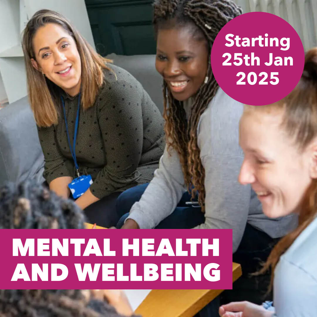Learning about ways to improve mental health and wellbeing is crucial 🧠 

Our Mental Health and Wellbeing introduction course helps learners recognise signs of mental ill health.

Apply now: bit.ly/3PL7Mxc 

#MentalHealth #Wellbeing #MentalHealthMatters #Course