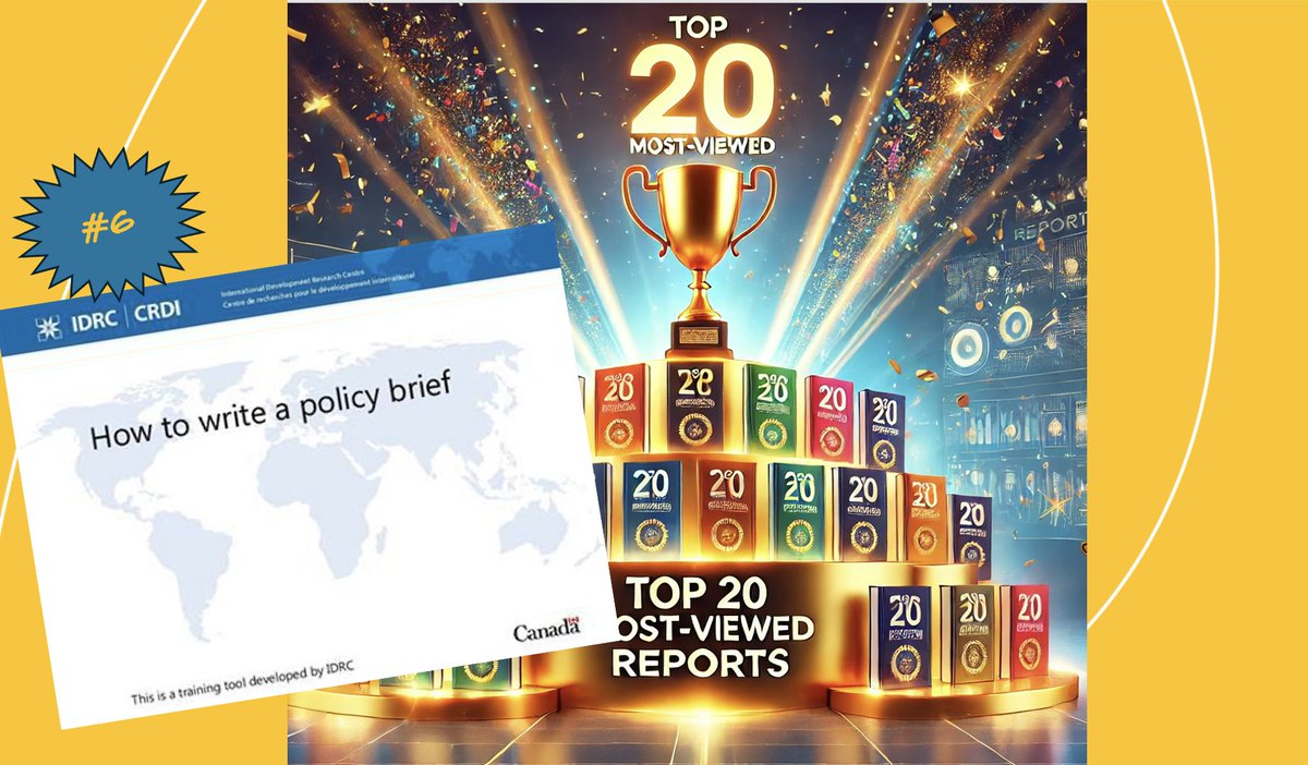 Policy Commons' Top 20 Most-Viewed items of 2024!
# 6 . . . .
How to Write a Policy Brief
from <a href="/IDRC_CRDI/">IDRC | CRDI</a>
➡️ coilink.org/20.500.12592/h…