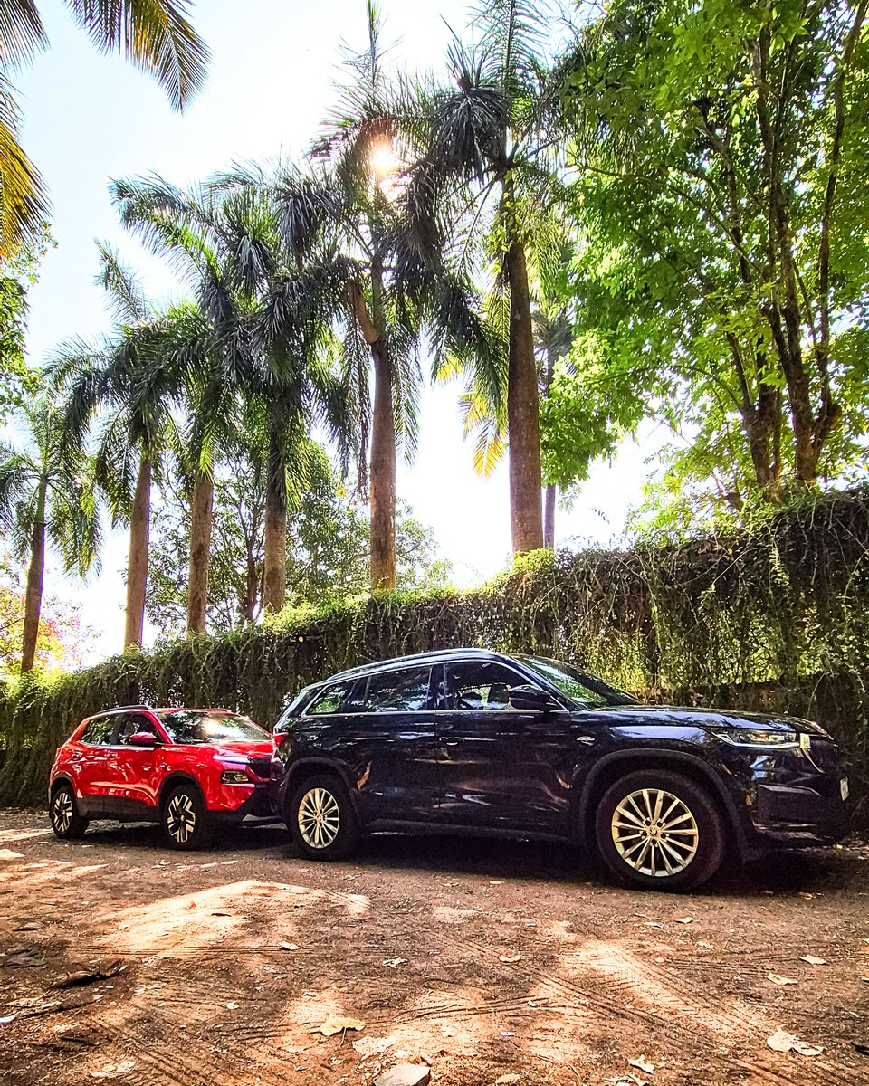 odmag's tweet photo. While we are out driving the @SkodaIndia Kylaq, let us know how it stands up against the flagship Skoda Kodiaq
#SkodaKlyaq #SkodaKodiaq #CarComparison #OnTheRoad #DriveReview https://t.co/ti0MmMnJul