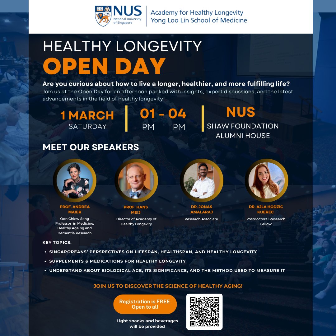 NUS Academy for Healthy Longevity tweet media